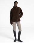 Women's Clan Teddy Halfzip - Chocolate