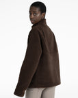 Women's Clan Teddy Halfzip - Chocolate
