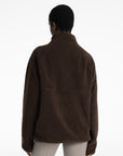 Women's Clan Teddy Halfzip - Chocolate