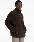 Women's Clan Teddy Halfzip - Chocolate
