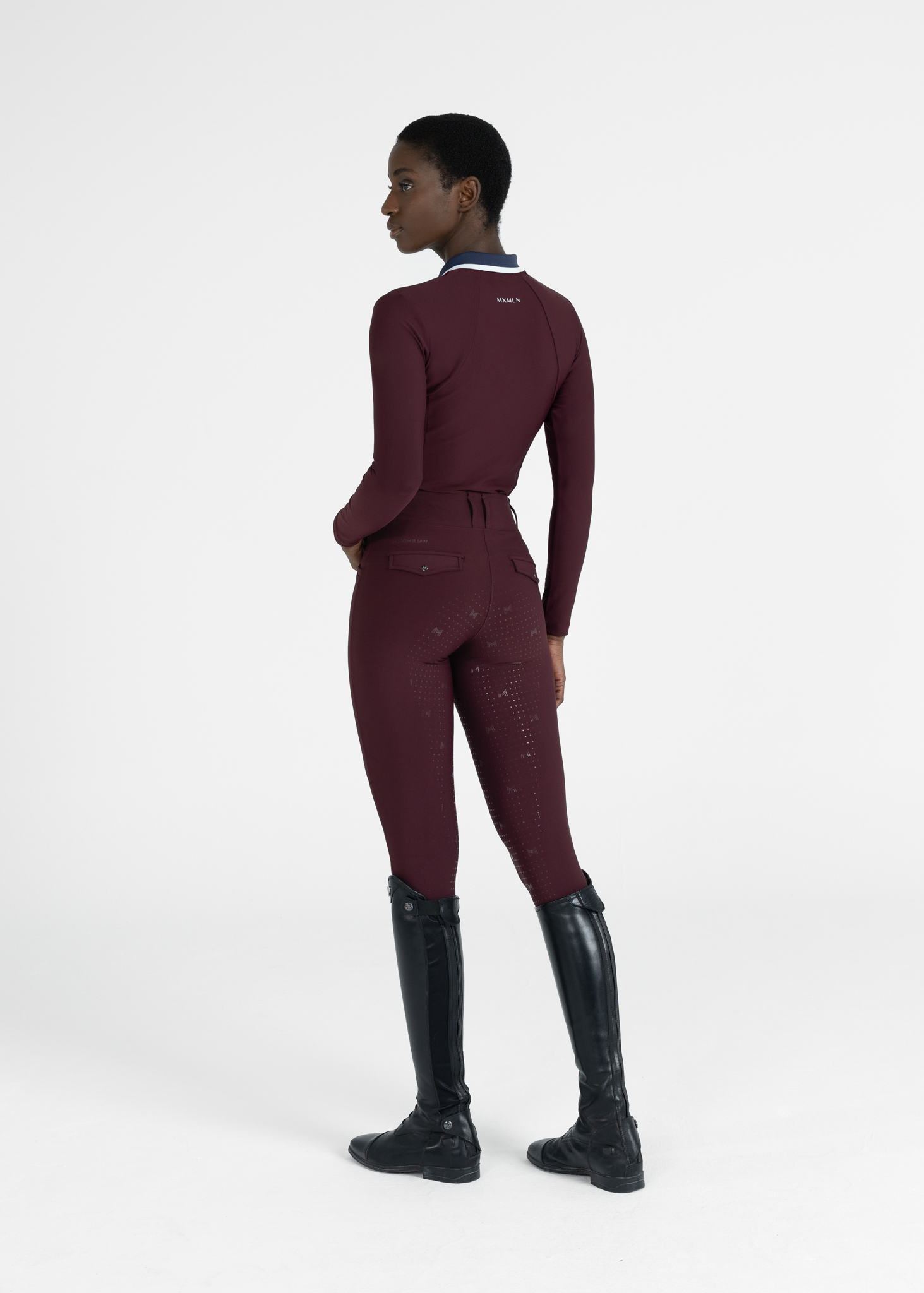 Pro Riding Leggings - Burgundy