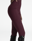 Pro Riding Leggings - Burgundy