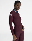 Concept Polo Long Sleeve - Burgundy