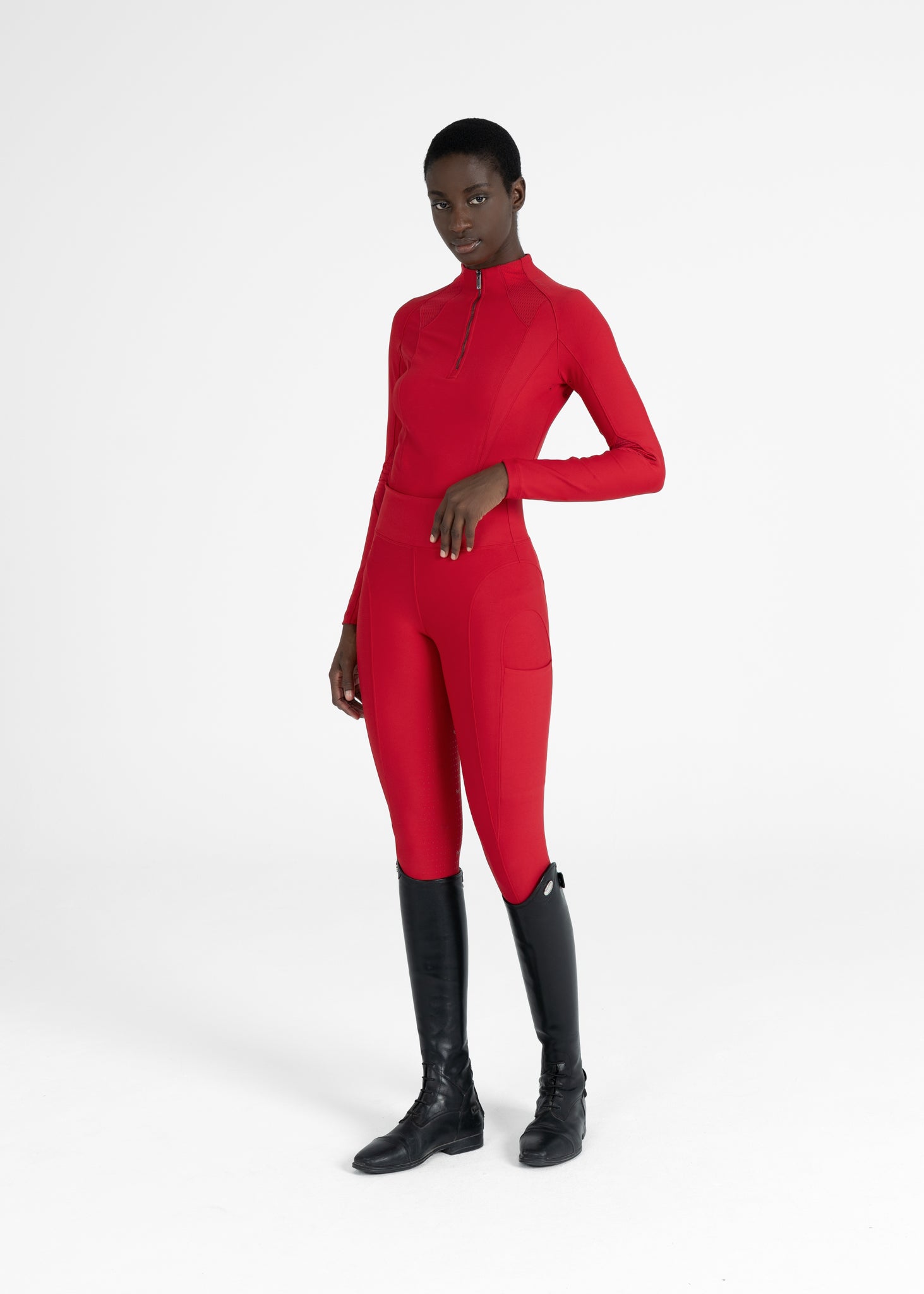 Long Sleeve Frame Base Layer - Grenadine