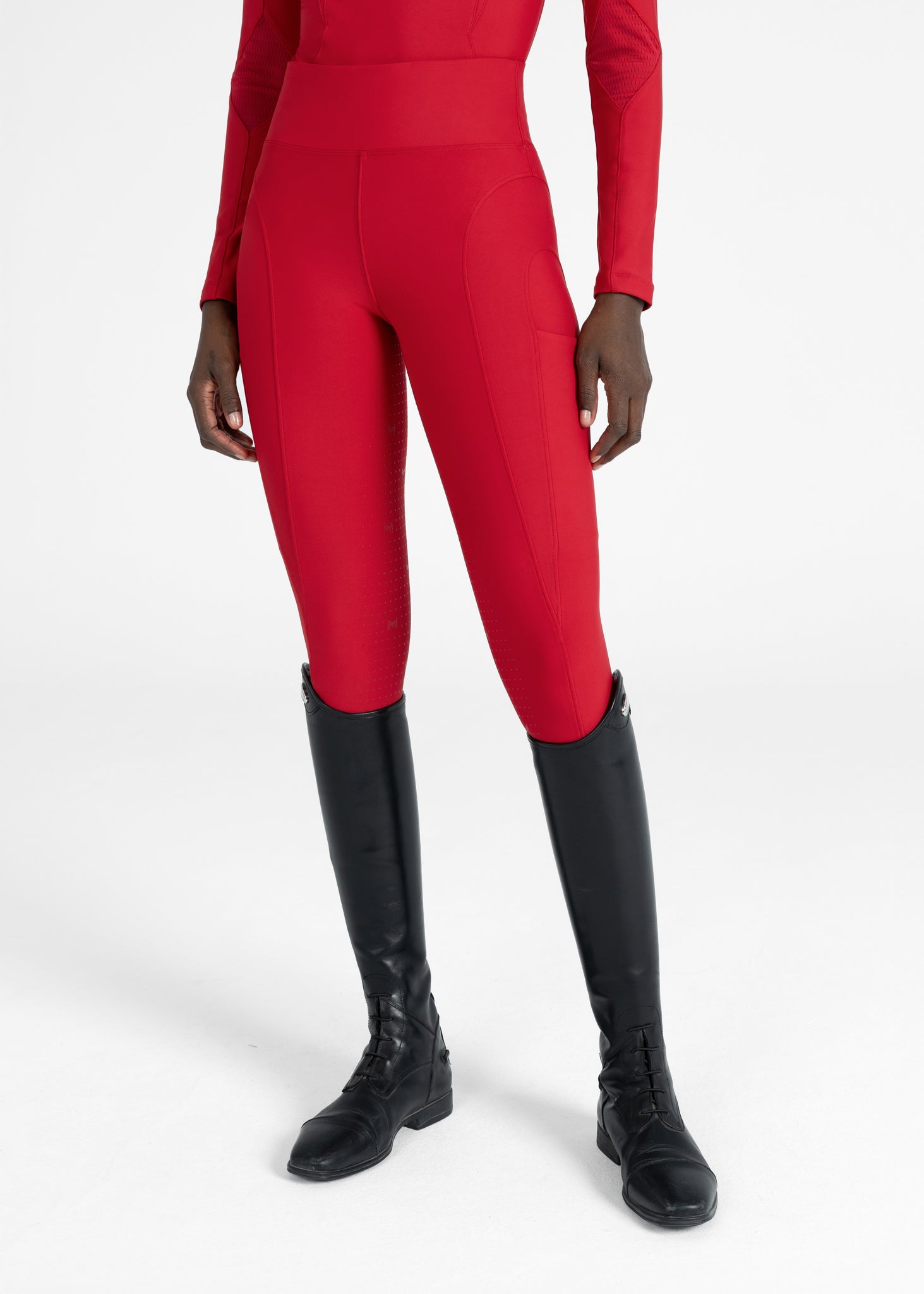 Outline Leggings - Grenadine