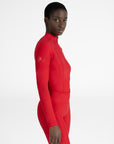 Long Sleeve Frame Base Layer - Grenadine