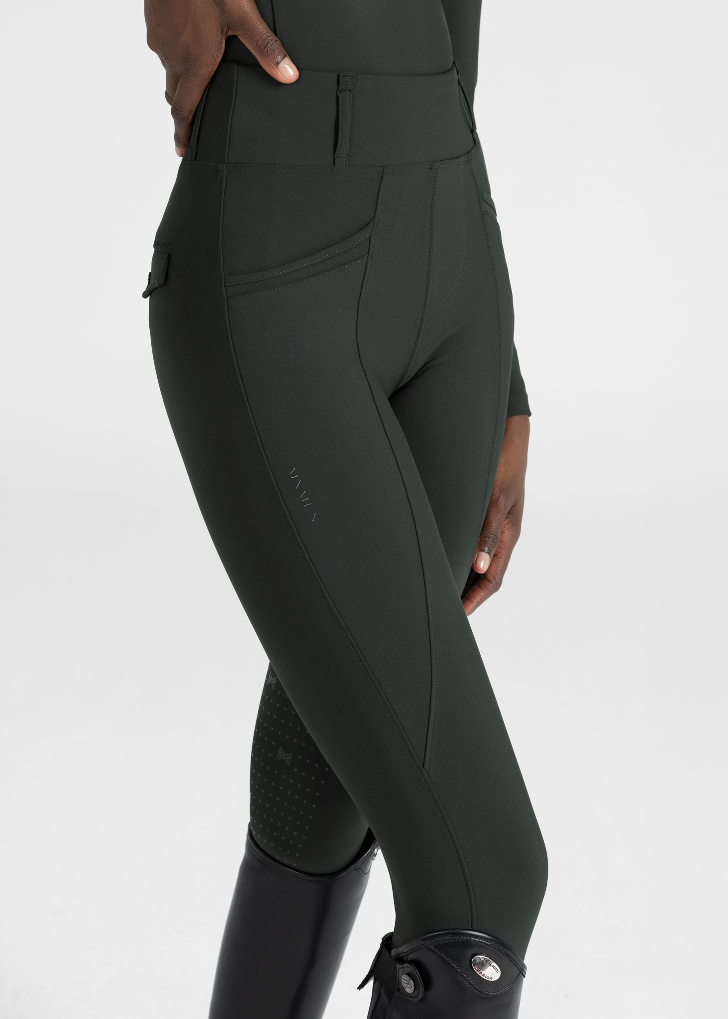 Pro Riding Leggings - Hunter Green