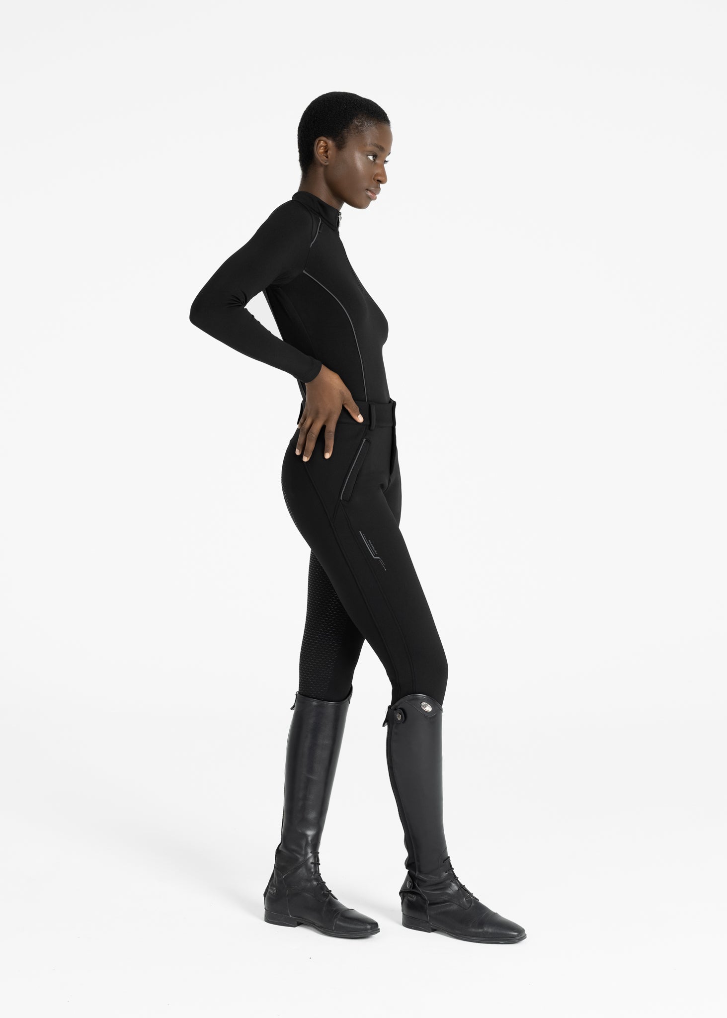 Arctic Fleeced Base Layer - Black