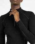 Arctic Fleeced Base Layer - Black