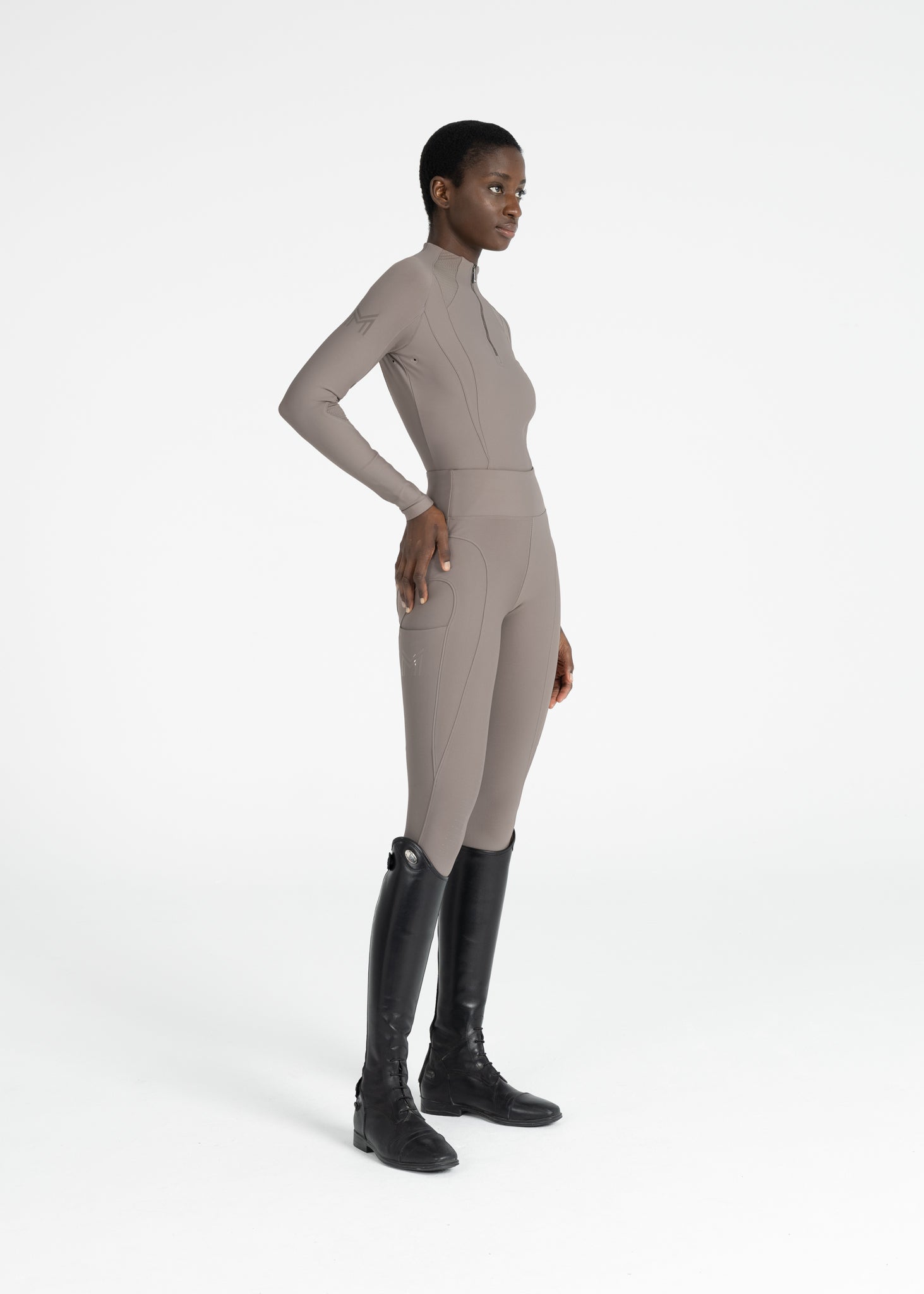 Outline Leggings - Taupe