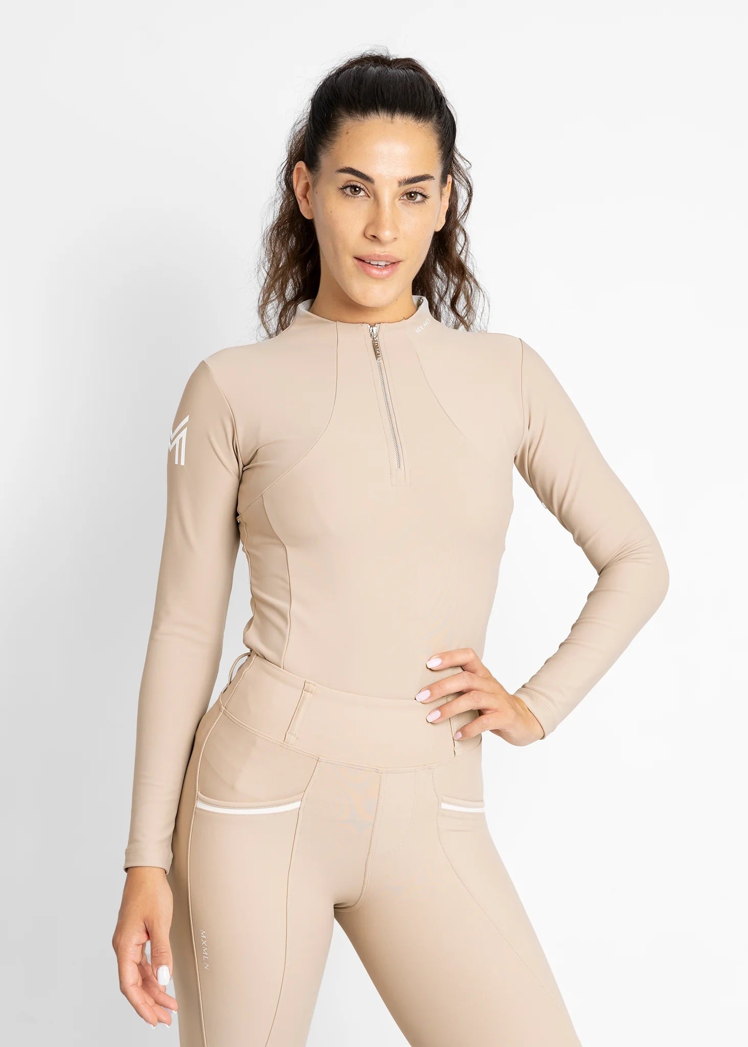 Long Sleeve Base Layer - Beige