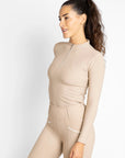 Long Sleeve Base Layer - Beige