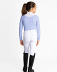 Young Riders - Long Sleeve Sienna Show Shirt - Iris Blue