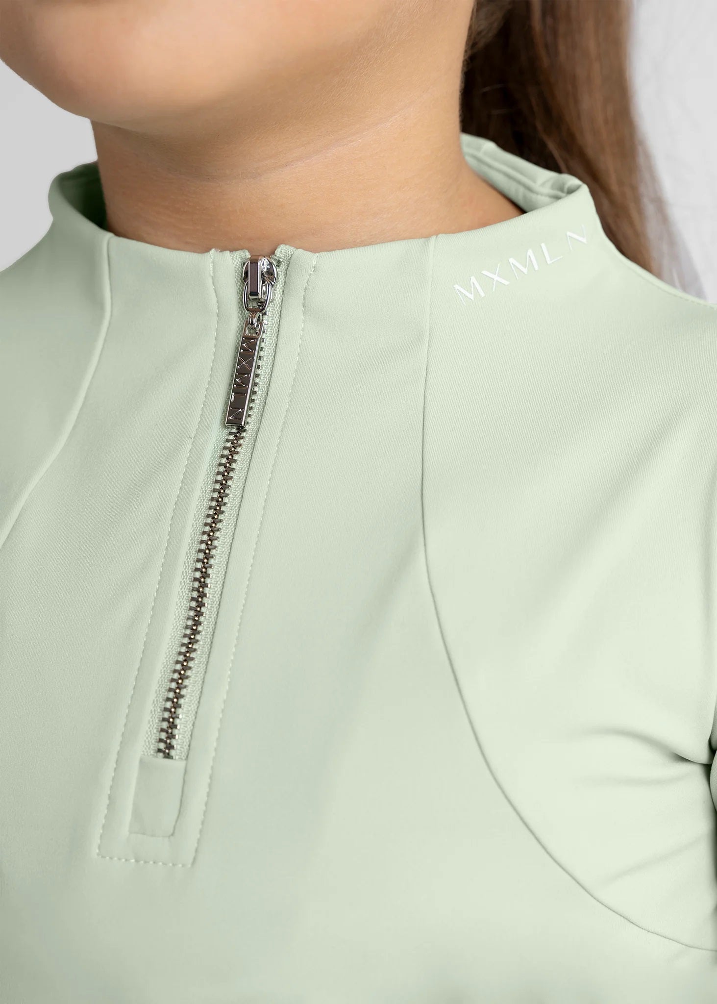 Young Riders - Long Sleeve Base Layer - Sage Green