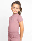 Young Riders - Short Sleeve Base Layer - Rose/Taupe