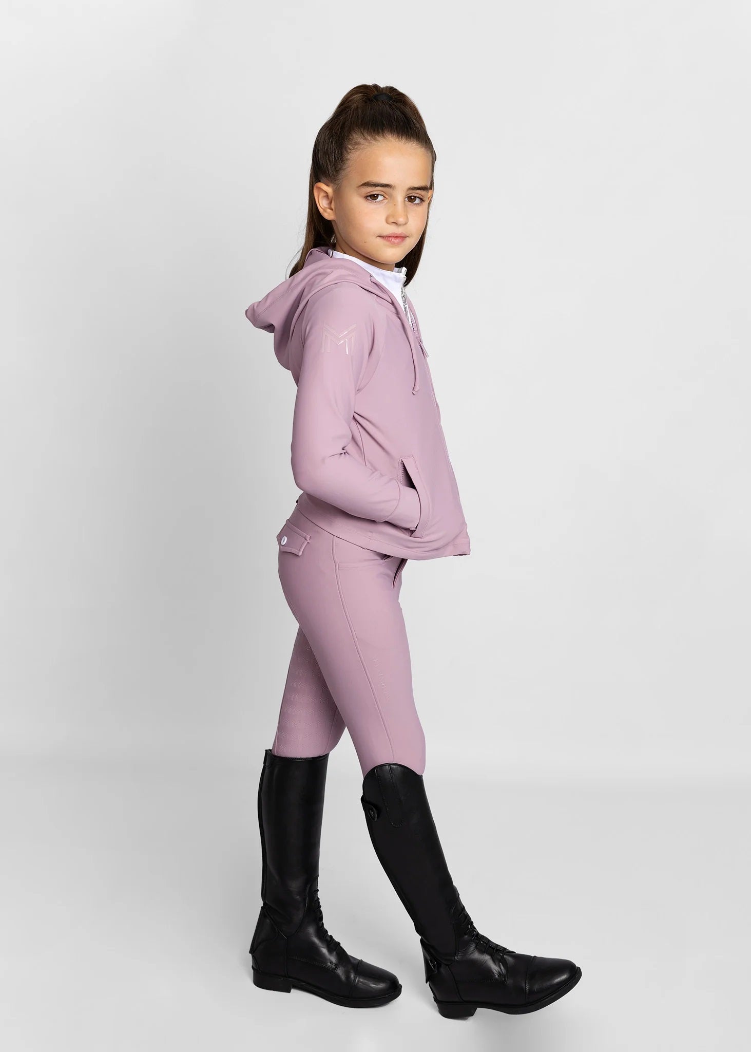 Young Riders - Reflection Hoodie - Mauve