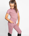 Young Riders - Pro Riding Leggings - Rose Taupe