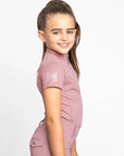 Young Riders - Short Sleeve Base Layer - Rose/Taupe