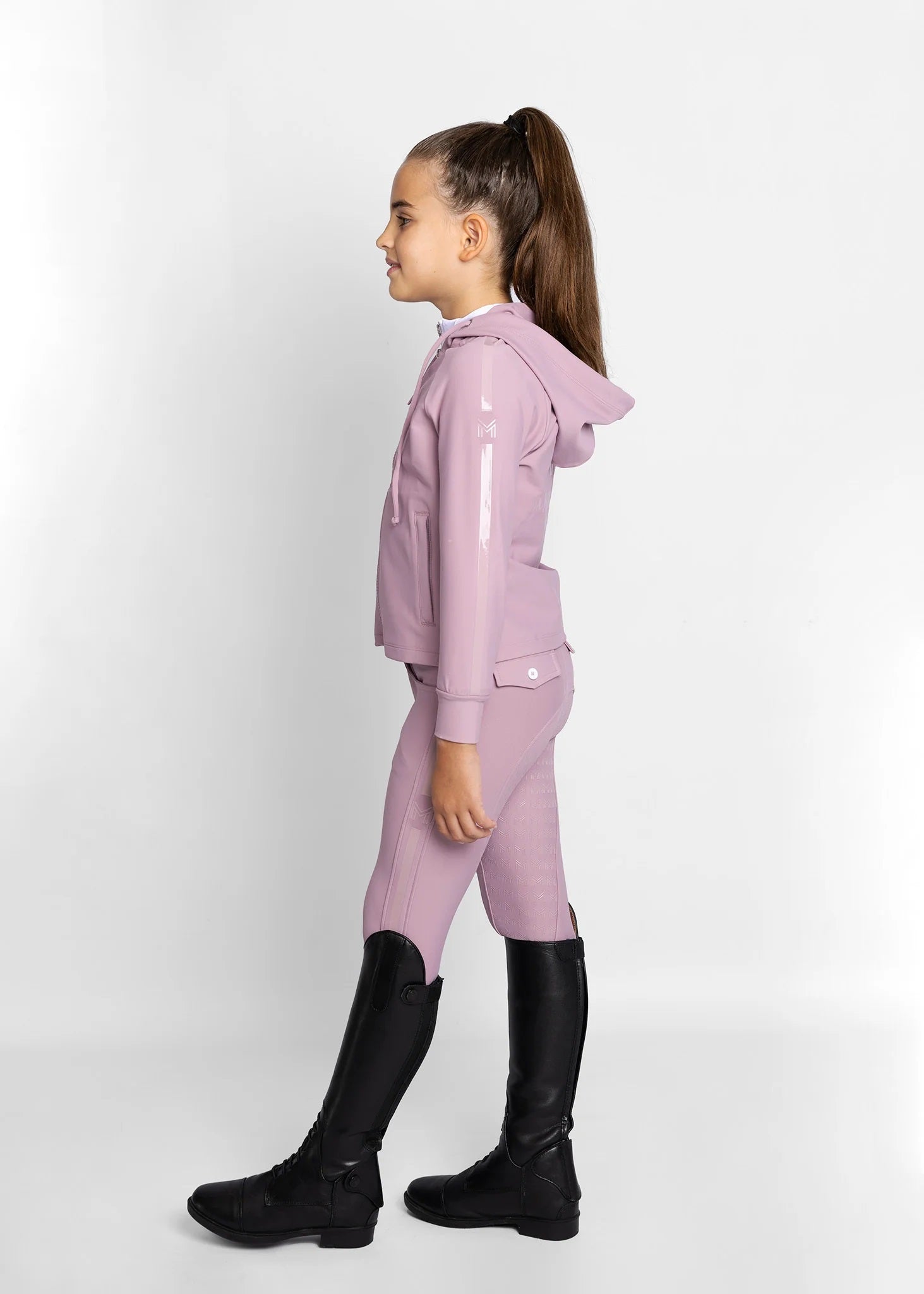Young Riders - Reflection Hoodie - Mauve