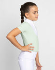 Young Riders Short Sleeve Sienna Show Shirt - Sage Green