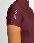 Short Sleeve Base Layer - Burgundy