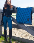 Saddle Pad - Iconic Velvet Deep Sea