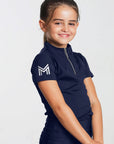 Young Riders - Short Sleeve Base Layer - Navy