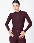Origin Long Sleeve Base Layer - Burgundy