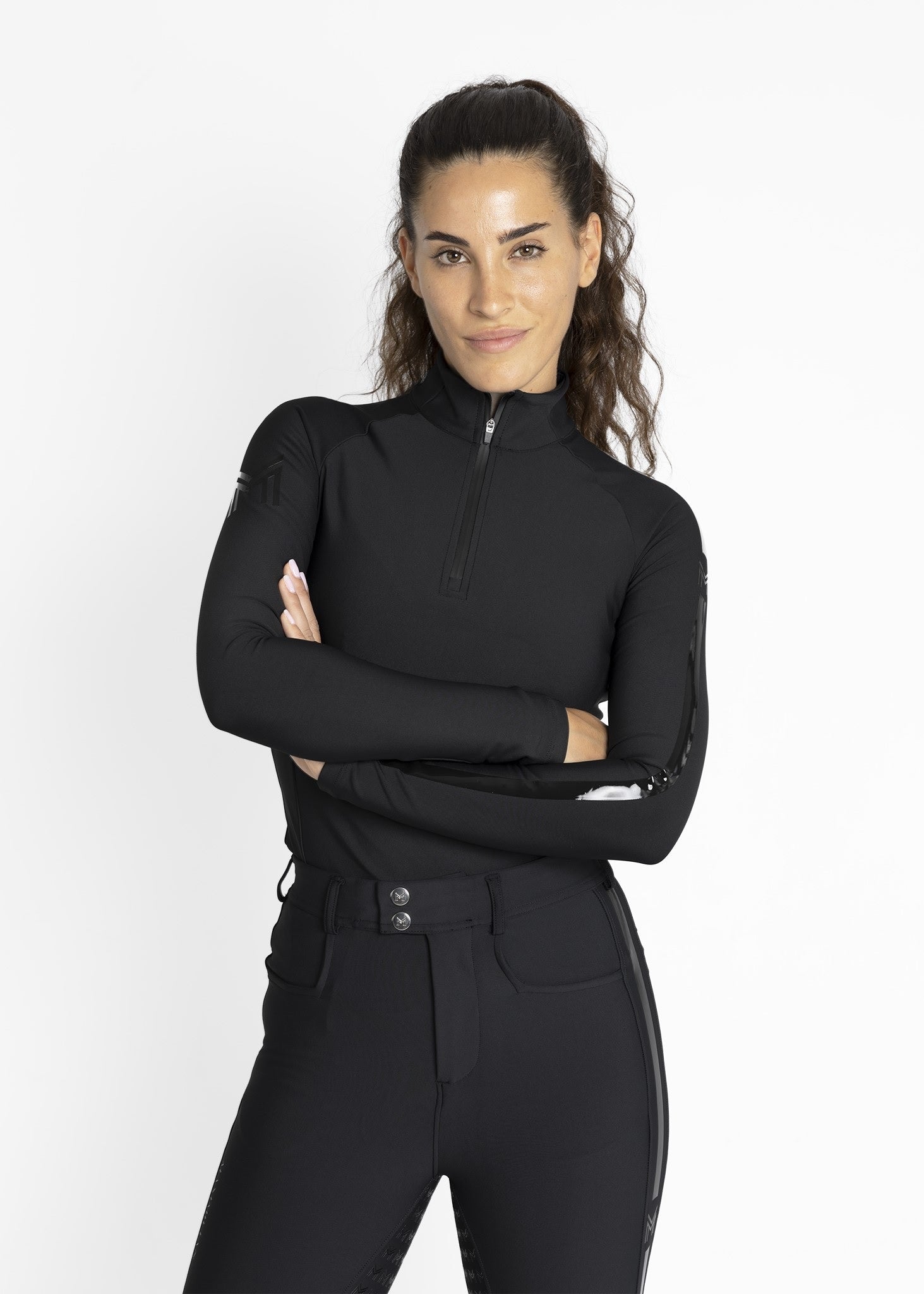 Long Sleeve Reflection Base Layer - Black