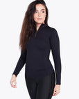 Long Sleeve Base Layer - Black/Gold