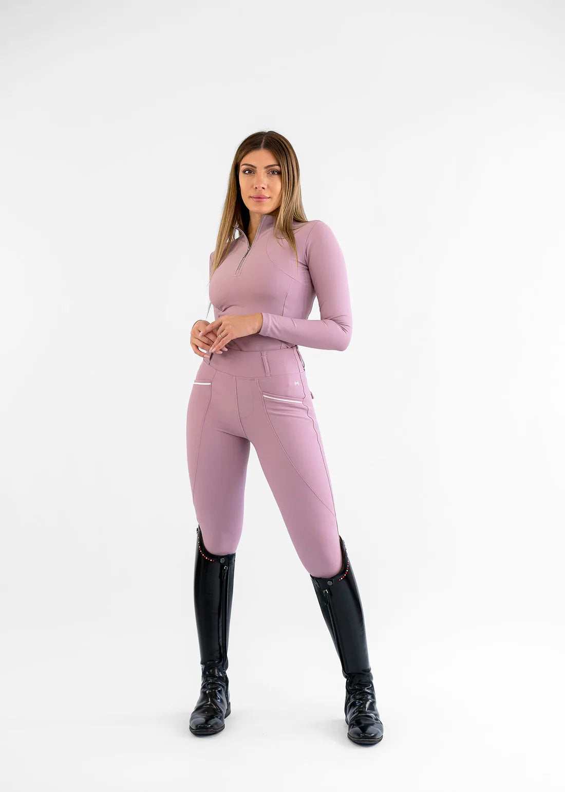 Long Sleeve Base Layer - Mauve