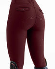 Pro Riding Leggings - Burgundy