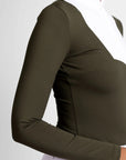 Long Sleeve Sienna Show Shirt - Khaki