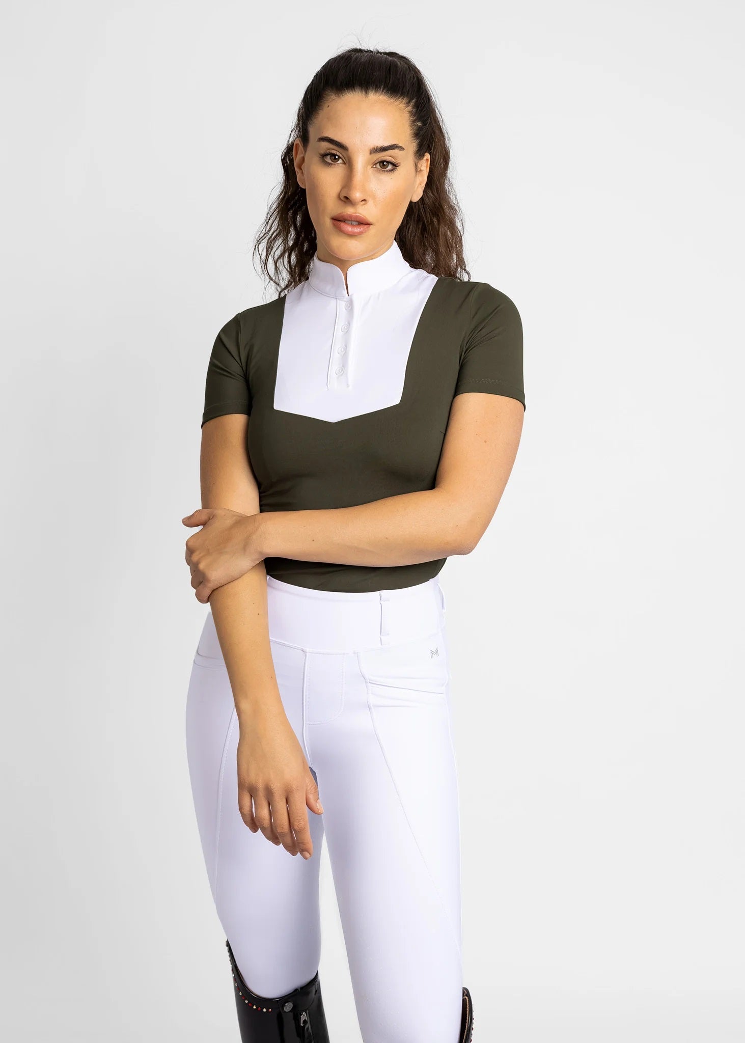 Short Sleeve Sienna Show Shirt - Khaki